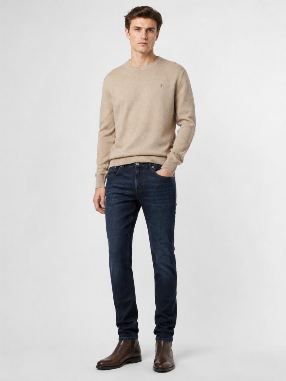 Burberry Brit Men's Shoreditch Slim Dark Blue Jeans 31RW